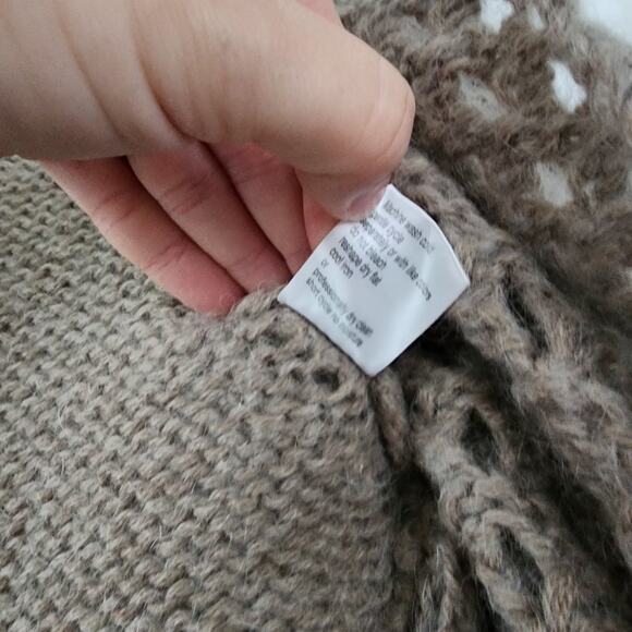 Anthropologie Elsamanda Cardigan Sweater Shawl Collar Mohair Blend Women’s S New - Picture 7 of 10